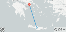  ATHÈNES ESTHÉTIQUE ET CRÈTE CLASSIQUE - 3 destinations 