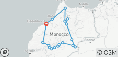  Casablanca To Sahara Desert Tour From Casablanca Via Imperial Cities 6-Days Private Tour - 18 destinations 