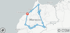  Circuit de 6 jours de Casablanca à Chefchaouen , Fes via le désert du Sahara Merzouga - 18 destinations 