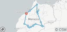  Circuit privé de 6 jours de Casablanca au désert du Sahara en passant par les villes impériales - 18 destinations 