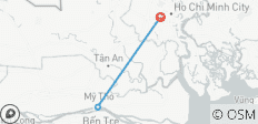  Delta du Mékong - 2 jours et 1 nuit avec le marché flottant de Cai Rang - 3 destinations 