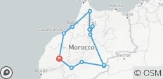  Circuit privé de 8 jours au Maroc (villes impériales et désert du Sahara) au départ de Marrakech - 12 destinations 