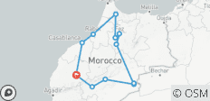  Circuit de 8 jours au Maroc depuis Marrakech - 12 destinations 