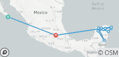  Baja and Yucatan by rental car - 14 destinations 