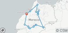  Circuit majestueux de 9 jours à la découverte des villes impériales et du désert du Sahara - 19 destinations 