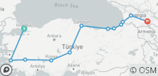 14-Day Private Angels Vacations in Turkey &amp; Georgia | Un grand passage à travers les sultans et les souverains ! (Voyage privé VIP) - 12 destinations 