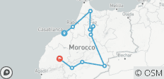  Le meilleur du Maroc - Circuit de 8 jours au départ de Casablanca - 10 destinations 