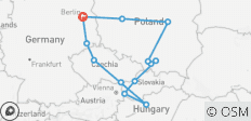  Berlin, Prague, Budapest, and Poland - 13 destinations 