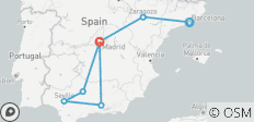  Barcelona, Seville &amp; Alhambra (Superior) - 9 days - 7 destinations 