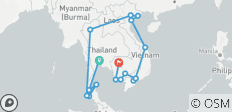 Abenteuer Thailand, Vietnam &amp; Kambodscha 38 Tage - 17 Destinationen 