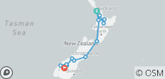  Jugendabenteuer von Auckland nach Queenstown - 17 Tage - 14 Destinationen 