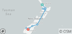  New Zealand Adventure - 9 destinations 