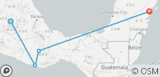  Aventure de 10 jours au Mexique : Mexico, Puerto Escondido, Oaxaca, Hierve el Agua, Chichén Itzá et Tulum - 4 destinations 