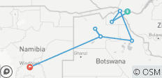 8 jours Chobe &amp; Okavango Delta Express (avec hébergement) - 9 destinations 
