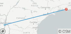  Circuit de 3 jours aux chutes d\'Iguazu avec billet d\'avion au départ de Rio de Janeiro - 3 destinations 