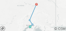  Alaskas Nordlichter (von Anchorage bis Fairbanks) - 4 Destinationen 