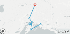  Alaska\'s Northern Lights featuring the Alaska Wildlife Conservation Center (Anchorage, AK to Fairbanks, AK) - 6 destinations 