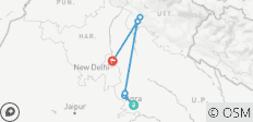  Voyage spirituel de 6 jours : Agra, Mathura, Vrindavan, Haridwar et Rishikesh - 6 destinations 