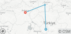  3 jours - Cappadoce, cité antique de Hattusa et Ankara - Circuit privé de luxe - 3 destinations 