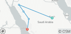  Kingdom of Saudi Arabia: Treasure Trove in the Desert - 8 Days - 5 destinations 