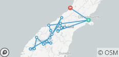  The Southern Drift (from Christchurch to Hokitika) - 20 destinations 