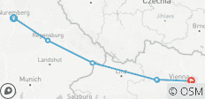  Adventszauber auf der Donau (Nürnberg - Wien) (6 Destinationen) - 6 Destinationen 