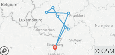  Das Tal dromantischen Rheins, der Mosel &amp; dMains Kreuzfahrt von Hafen zu HafenMONET - 8 Destinationen 