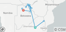  Ultimate African Safari: Kruger, Hwange, Chobe, &amp; the Okavango Delta - 16 destinations 