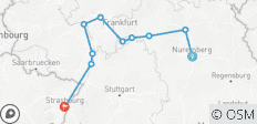  Adventszauber auf Rhein und Main (Nürnberg - Strassburg) - 10 Destinationen 