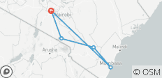  Kenya : 9 jours de merveilles fauniques et de détente côtière avec tous les repas - 5 destinations 