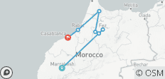  Circuit de 7 jours au Maroc : Villes impériales et découvertes culturelles - 7 destinations 