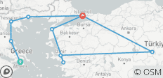 Die Highlights von Nord-Griechenland und Türkei - 10 Destinationen 