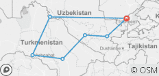  Reis naar Centraal-Azië - 7 bestemmingen 