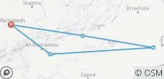  Circuit de 4 jours dans le désert du Sahara au Maroc (demi-pension, hôtels 4 étoiles) - 5 destinations 