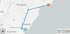  Argentina, Brazil &amp; Uruguay: Copacabana Meets Iguazú Falls (including Foz Do Iguacu) - 4 destinations 