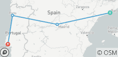  9 jours - Barcelone, Madrid, Porto et Lisbonne - 4 destinations 