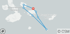  Galapagos Angel - 8 days itinerary A - 9 destinations 