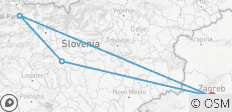  5 jours à Zagreb, y compris Ljubljana et le lac de Bled - 4 destinations 