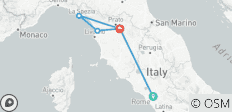  5 Day Rome And Florence By Train Including Pisa, Cinque Terre, Villa D’Este and Villa Adriana - 5 destinations 