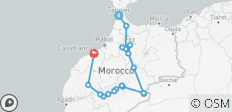  08 Day Private Morocco Tour From Tangier To Marrakech Via The Desert - 18 destinations 
