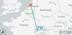  Marchés de Noël du Rhin 2026|2027 - 8 jours (from Zurich to Amsterdam) - 4 destinations 