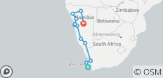  Südafrika &amp; Namibia: Desert Roadtrip zu den Big Five - 12 Destinationen 