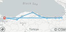  11-Tage-Engels-Urlaub in der Türkei | Geheimnisse des Schwarzen Meeres: Eine grüne Reise von Istanbul ins Unbekannte! (VIP Private Road Trip Liebhaber!) - 10 Destinationen 