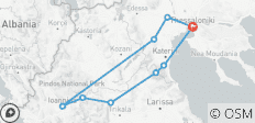  Les points forts de la Grèce du Nord 6 jours/5 nuits - 9 destinations 