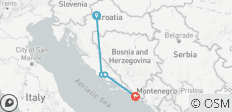  8-Day Self-Guided Tour of Zagreb, Split and Dubrovnik by Bus - 4 destinations 