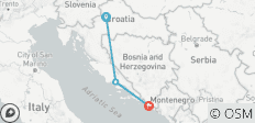  8-Day Self-Guided Tour of Zagreb, Split and Dubrovnik by Bus - 3 destinations 