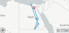  Schätze von Ägypten in 11 Tage Luxusurlaub - 8 Destinationen 