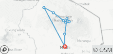  Kilimanjaro-beklimming – via de Lemosho-route – 9 dagen - 9 bestemmingen 