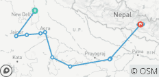  Luxe India en Nepal 15 Dagen - 18 bestemmingen 