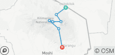  7 jours sur la route de Rongai - Un trek isolé et pittoresque vers le sommet du Kilimandjaro - 7 destinations 